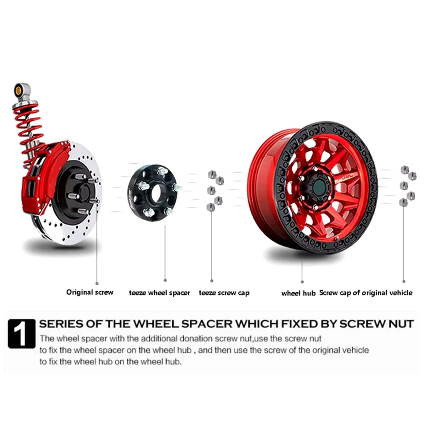 Tesla Model 3 Model Y Wheel Spacer Adapter