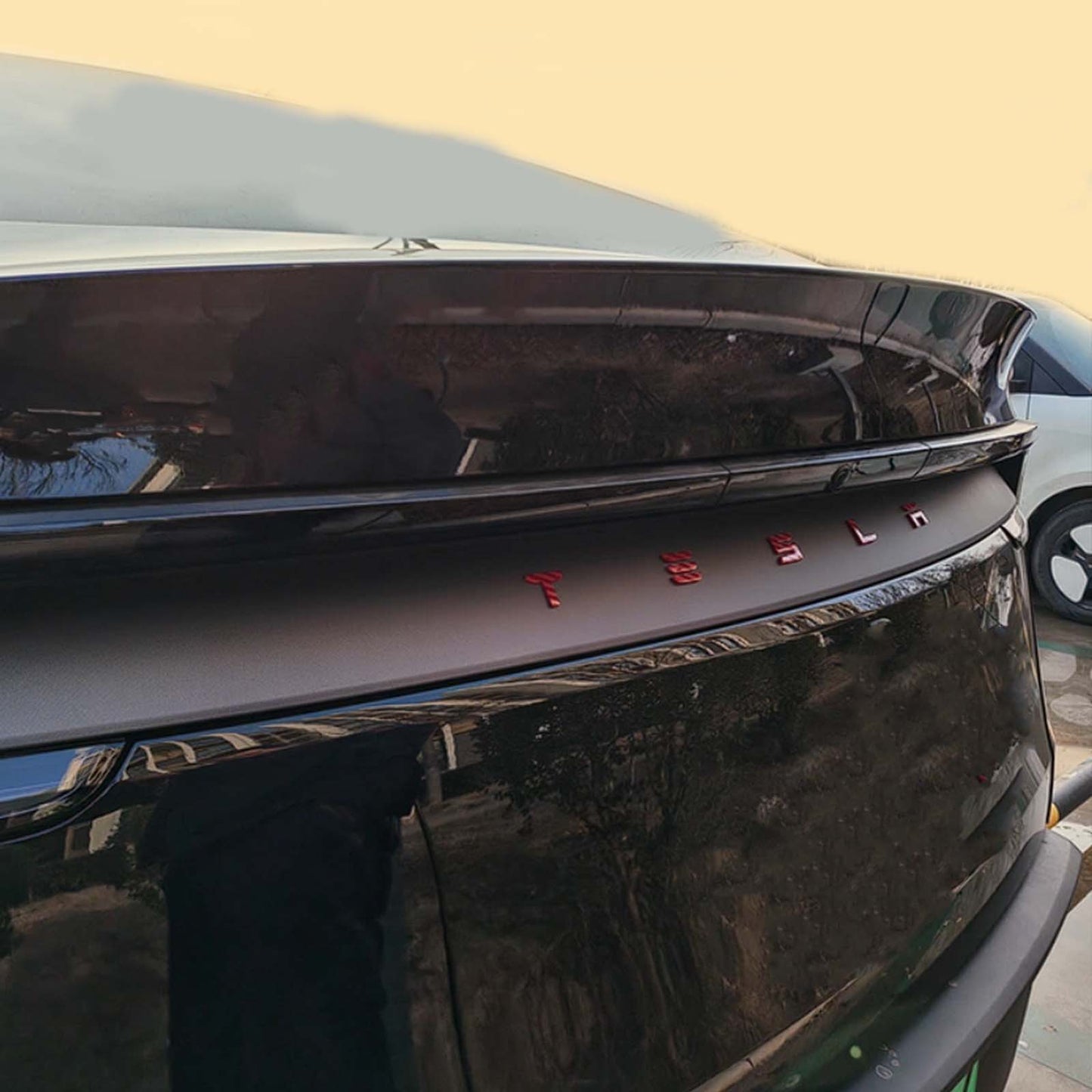 Tesla Model 3 Model Y Rear Emblem TESLA letter Logo Cover