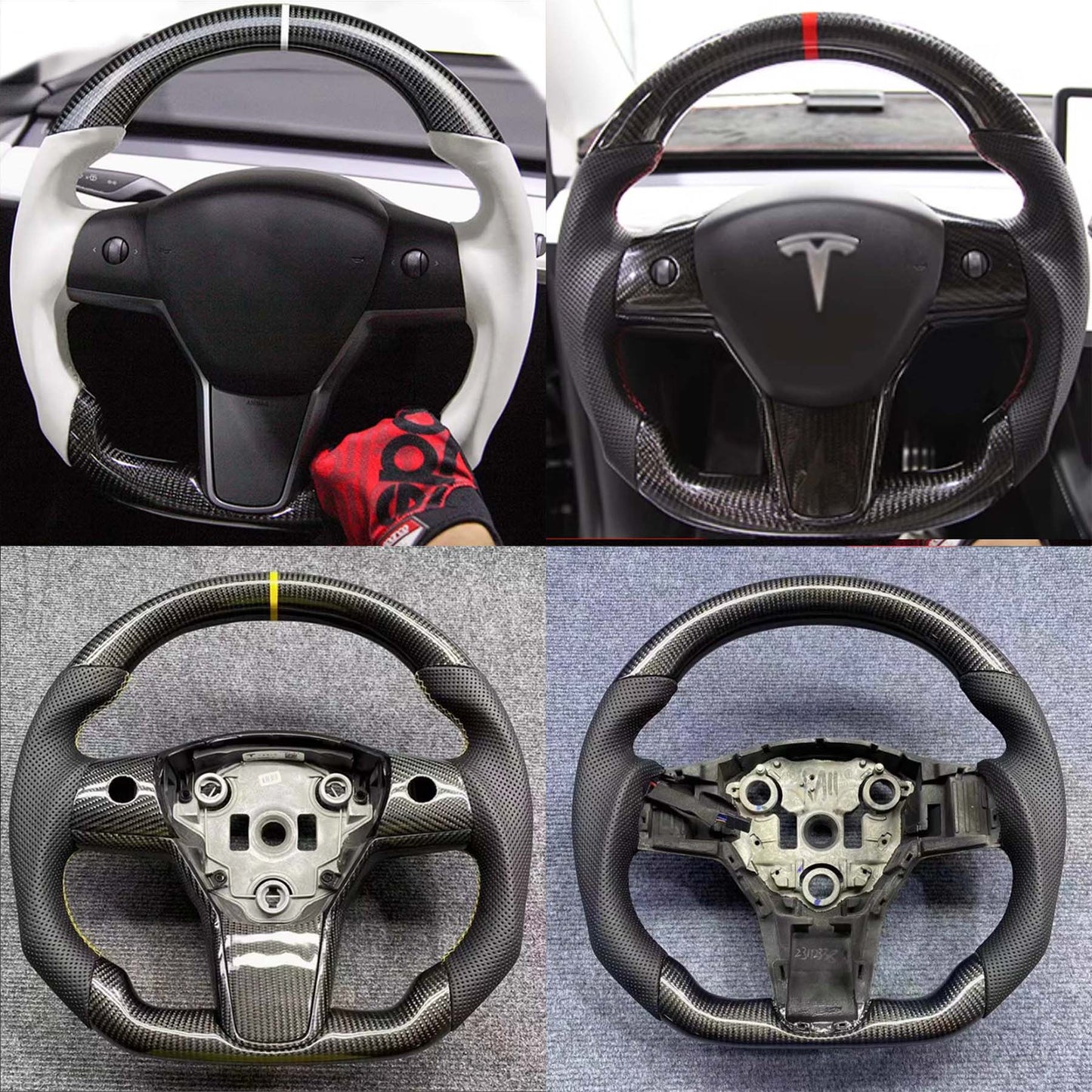 Premium Custom Real Carbon Fiber Steering wheel