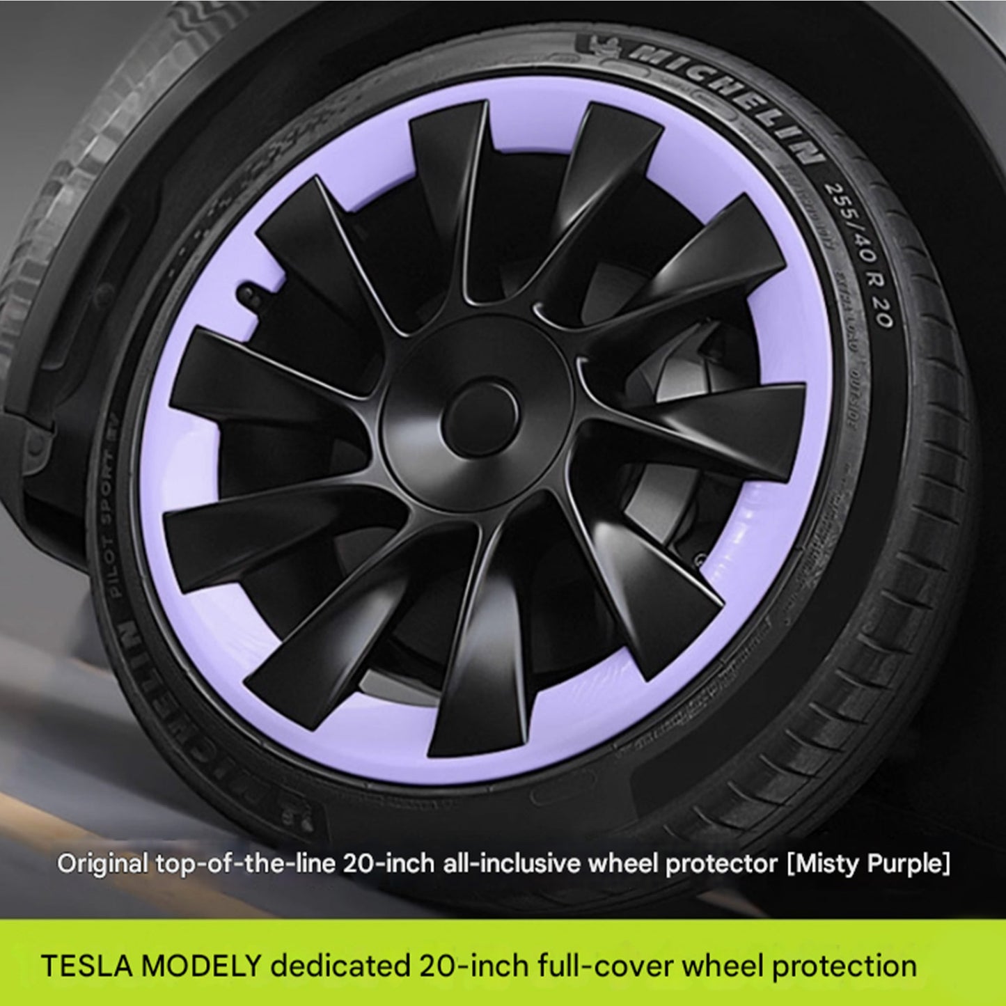 Tesla Model Y 20-21 inch Rim Protector Wheel Rim Wheel Protector 4Pcs ABS