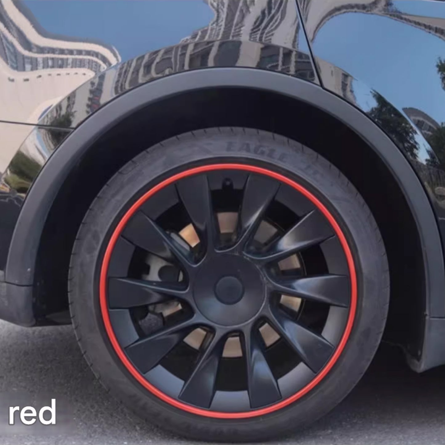 Tesla Model Y 20-21 inch Rim Protector Wheel Rim Wheel Protector 4Pcs ABS