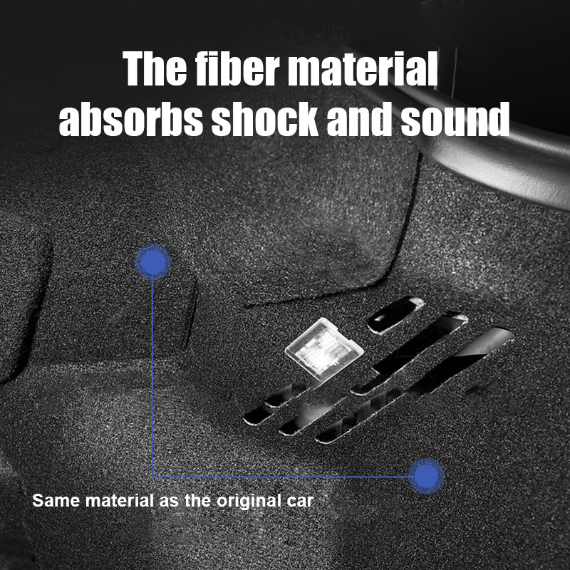 Tesla Model 3 Rear Trunk Soundproof Mats Noise Reduction Sound Deadening Protective Pad