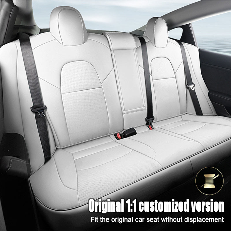 Tesal Model 3 Leather Seat Covers Full Set Seat Protector Covers