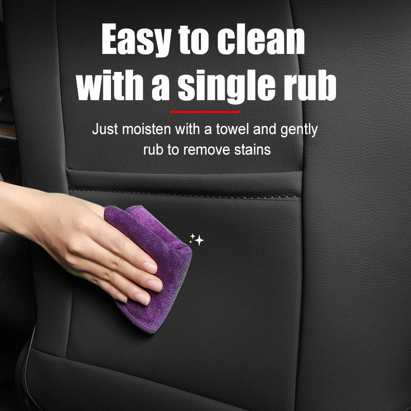 Tesla Model Y Model 3 Seat Back Kick Protectors Cover Leather Anti Kick Mat