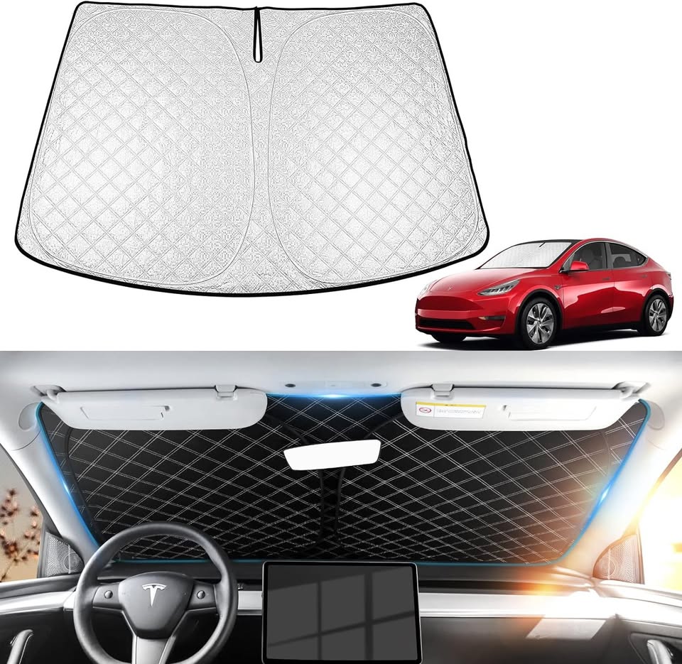Tesla Model Y Window 8pcs Privacy Sunshade Set-Foldable Privacy Camping