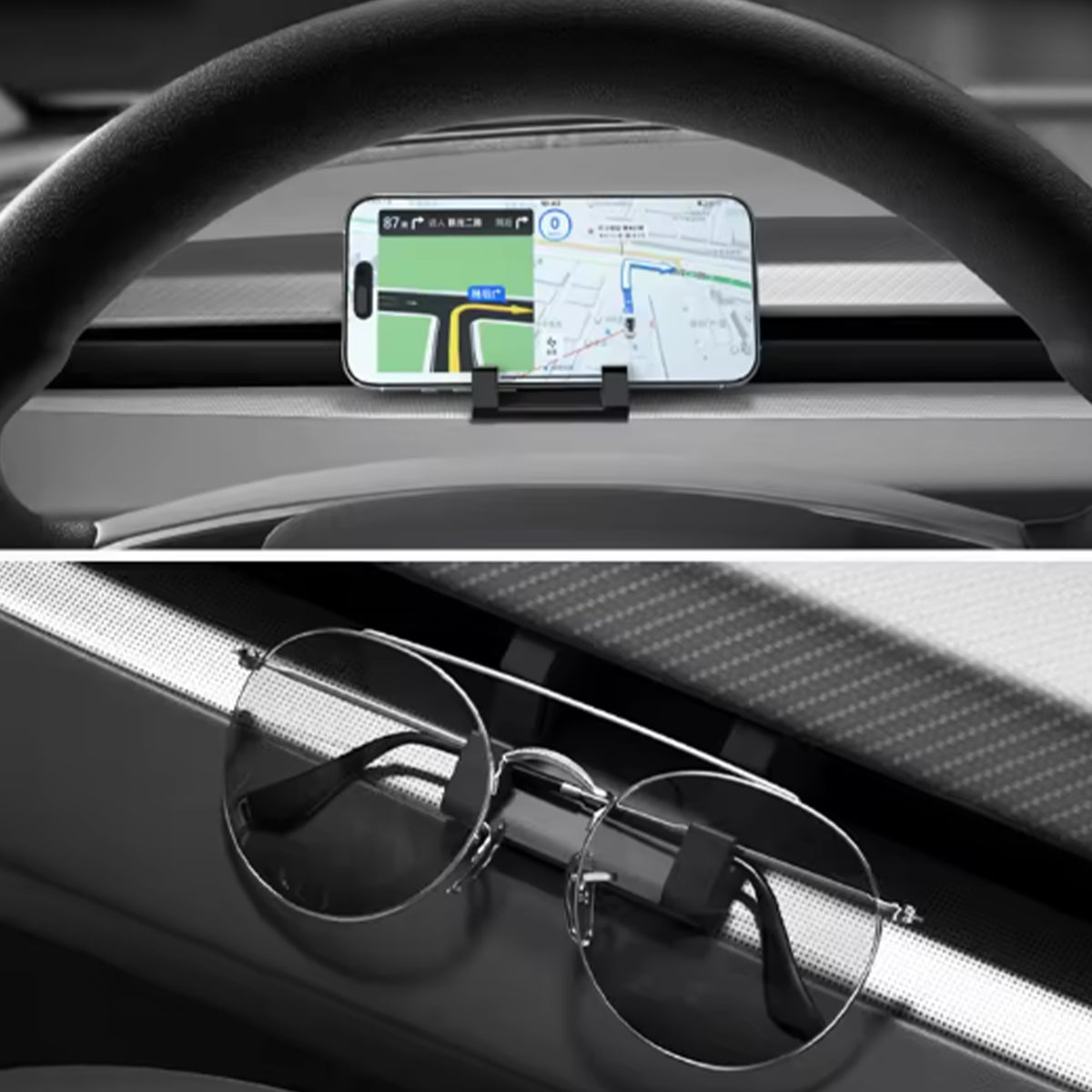 Phone Mount TPE V8 For Model 3 Highland / Y Juniper