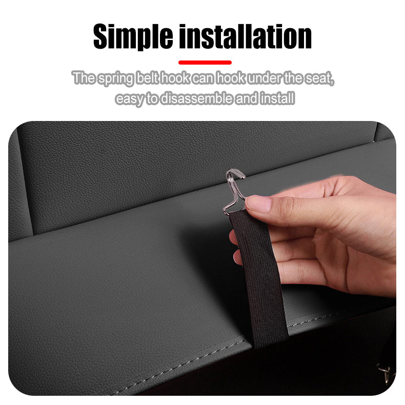 Tesla Model Y Model 3 Seat Back Kick Protectors Cover Leather Anti Kick Mat