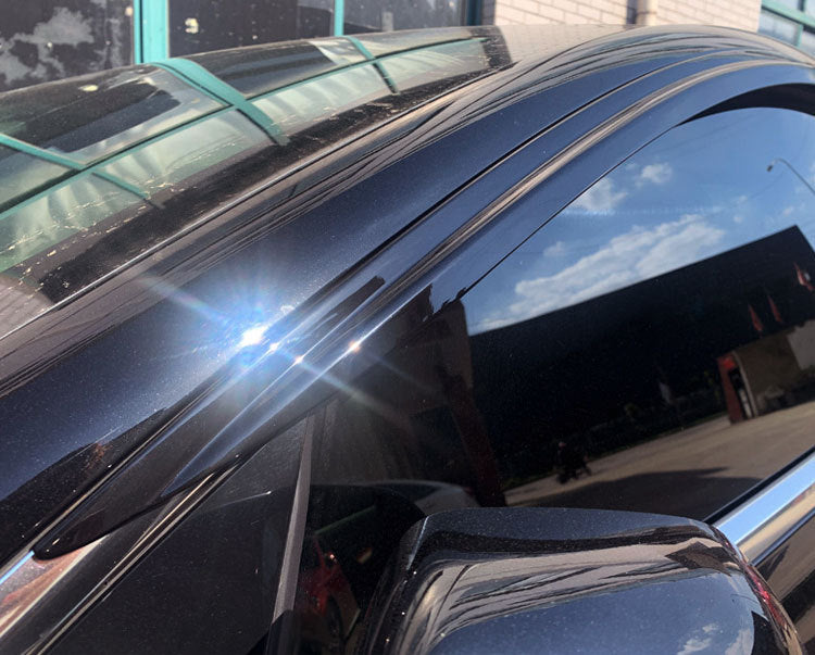 Tesla Model 3 2017-2025 Window Rain Shield vent shade Gloss Black