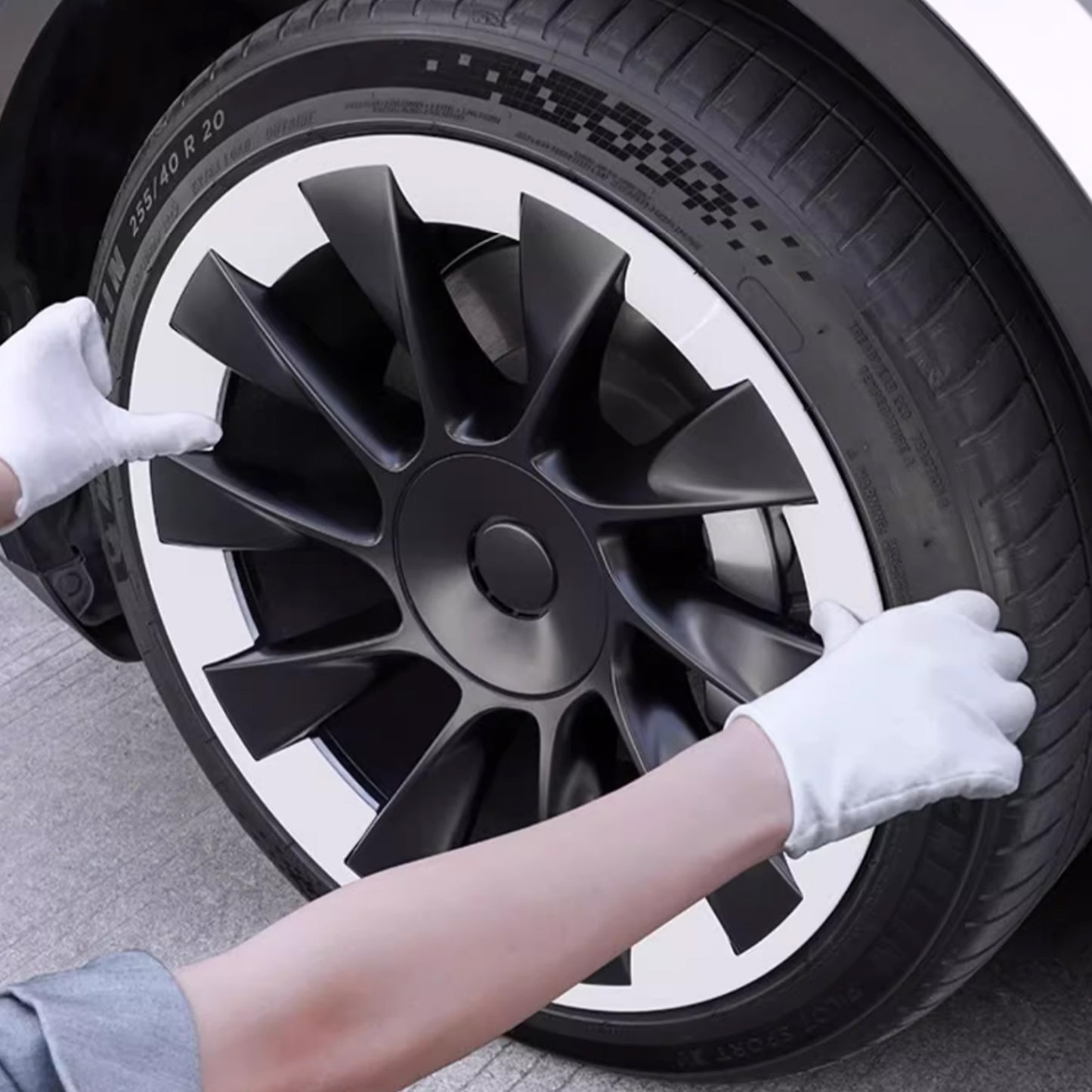 Tesla Model Y 20-21 inch Rim Protector Wheel Rim Wheel Protector 4Pcs ABS