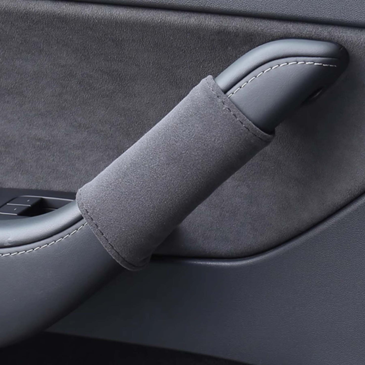 Tesla Model 3 Y Inner Door handle protective cover Alcantara 4PCS