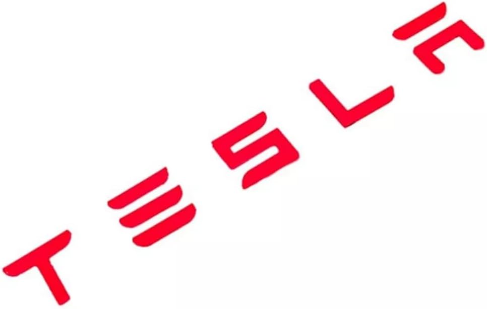 Tesla Letters Sticker Emblems Compatible with Model 3/Y/S/X
