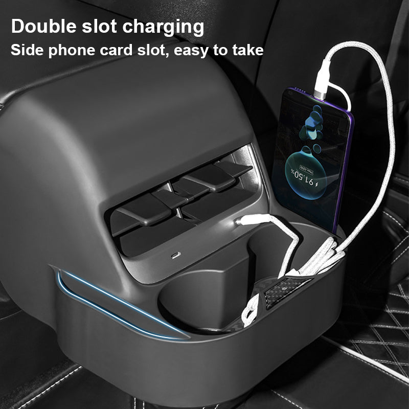 Model 3 Y Rear Air outlet Cup Holder Storage box