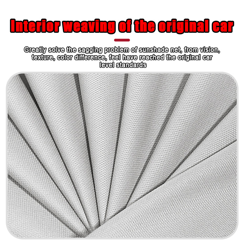 Tesla Model Y Glass Roof Sunshade Heat Insulation White 2020-2024