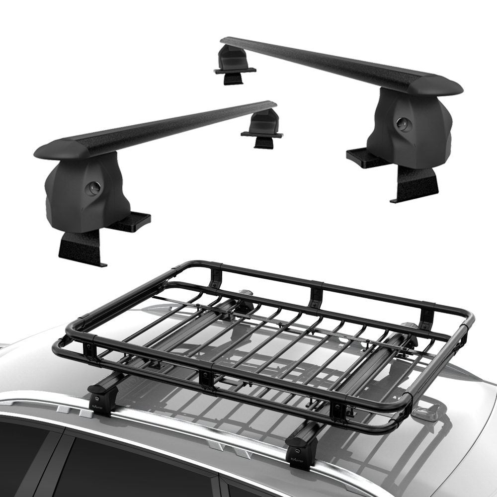 Roah Trip Heavy Duty High Quality Crossbar FLUSH / RAISED Roof Rack Crossbars Full Set