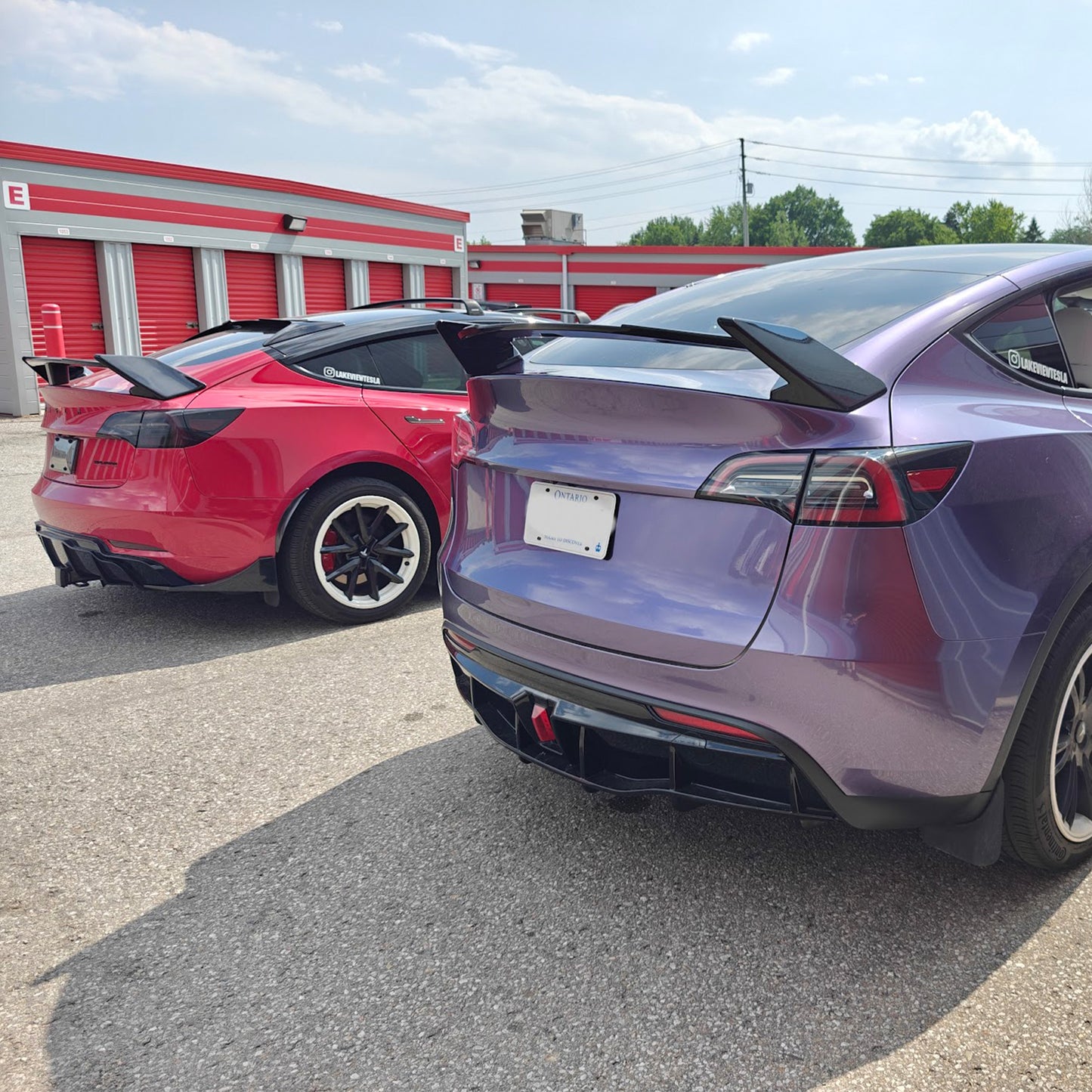 Model 3 Model Y Spoiler CMST style