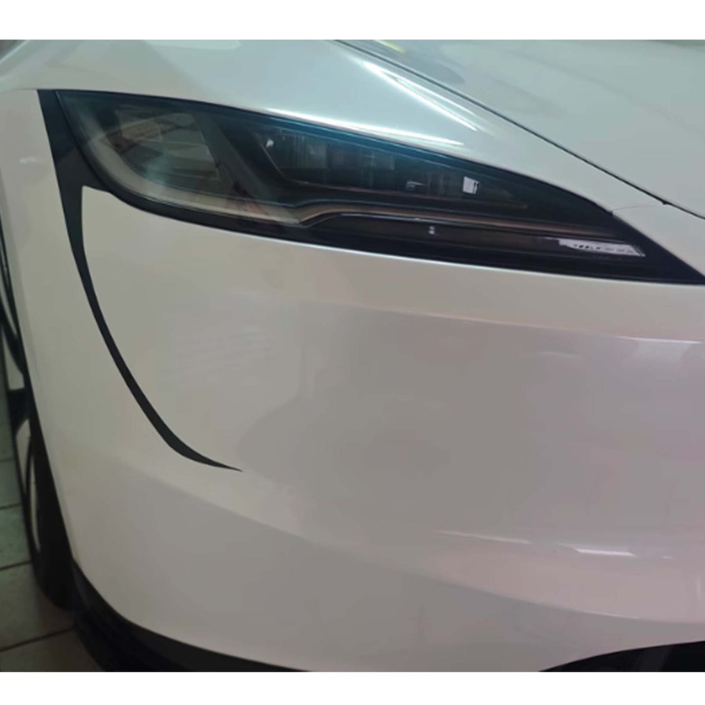 Tesla Model 3 Highland Headlight Eyebrow Decor Sticker