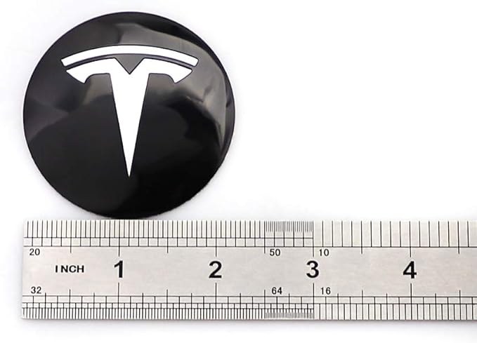Tesla Wheel Centre Hub Caps Emblem Badge Sticker