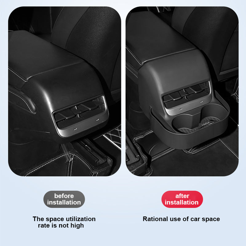 Model 3 Y Rear Air outlet Cup Holder Storage box