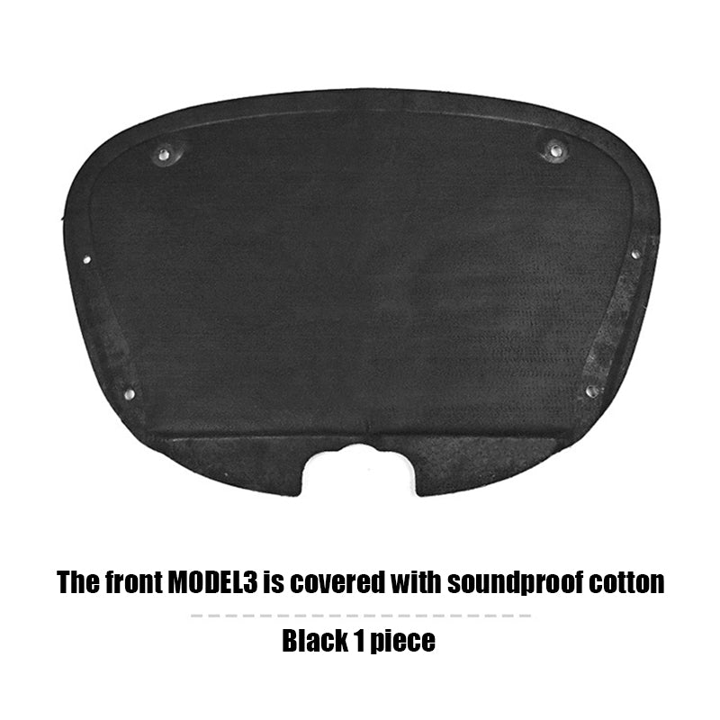 Tesla Model 3 Frunk Hood Soundproof Mats Noise Reduction Sound Deadening Protective Pad