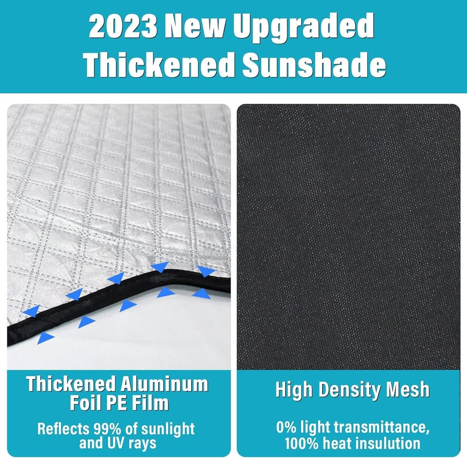 Tesla Model Y Window 8pcs Privacy Sunshade Set-Foldable Privacy Camping