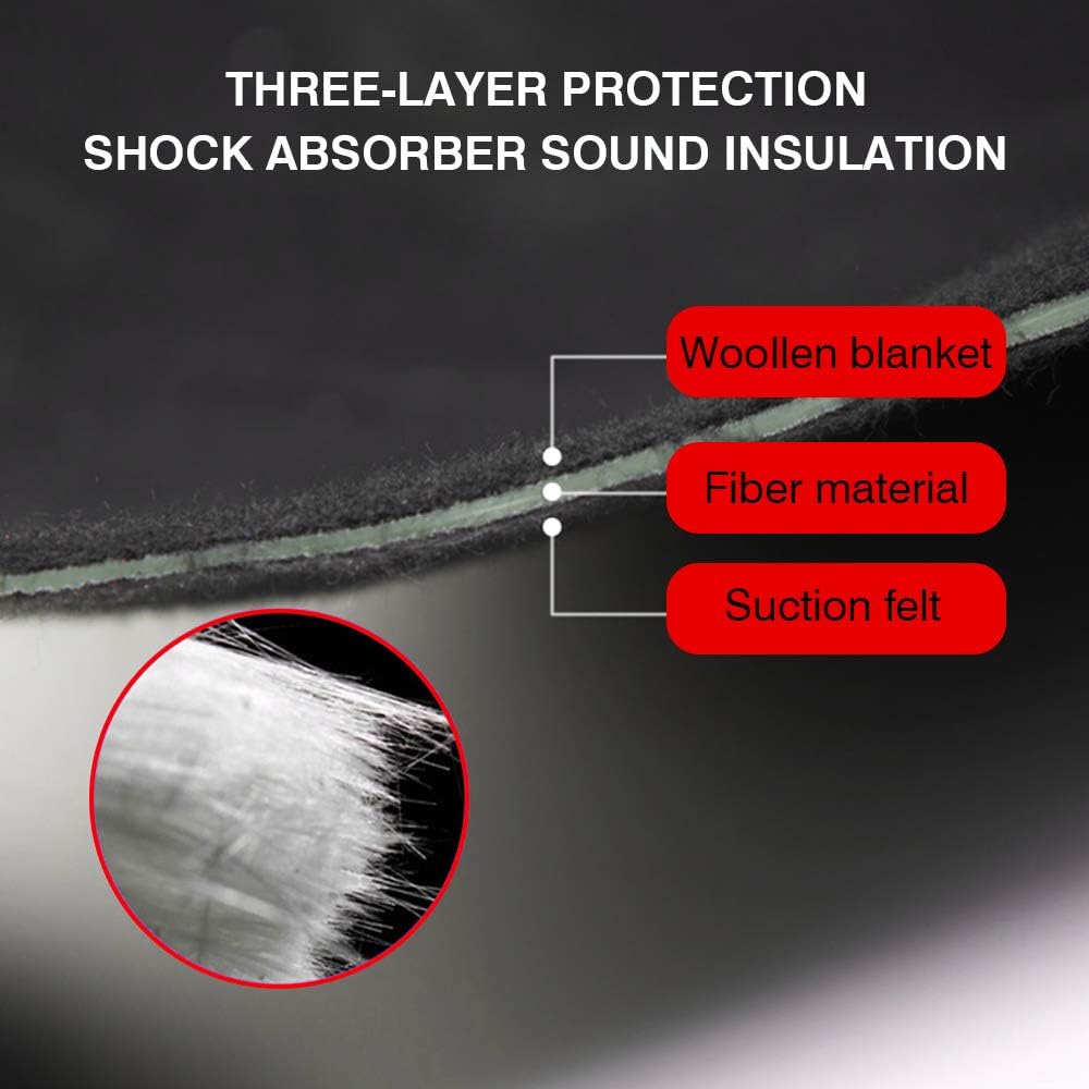 Tesla Model 3 Frunk Hood Soundproof Mats Noise Reduction Sound Deadening Protective Pad