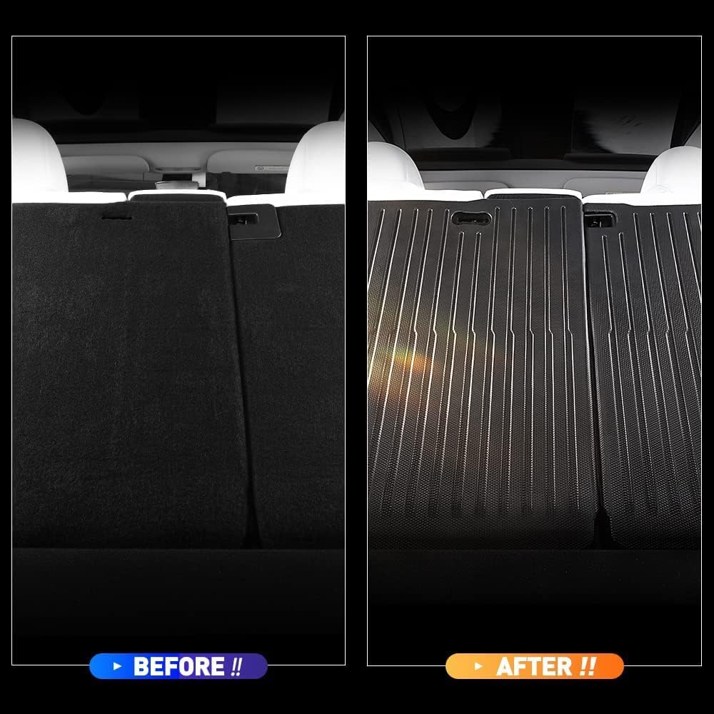 Tesla Model 3 Second Row Seats Back Cover TPE XPE Mat All Weather 2018-2024+