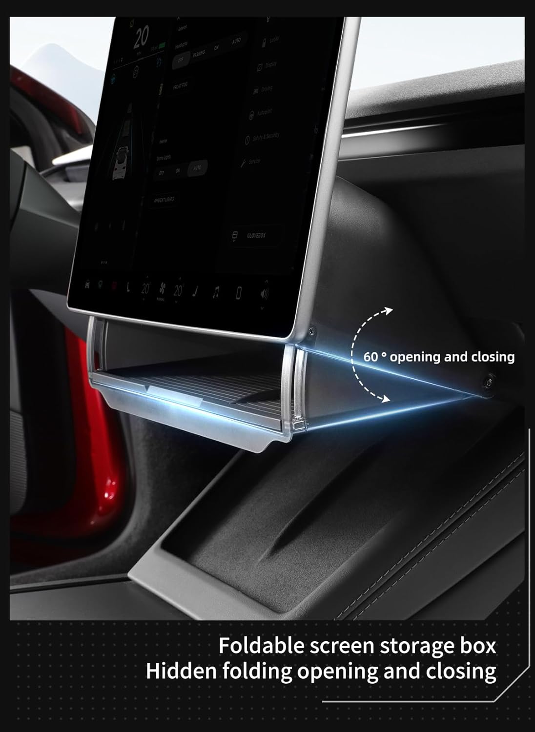 Tesla Model 3 Model Y Under Screen Storage
