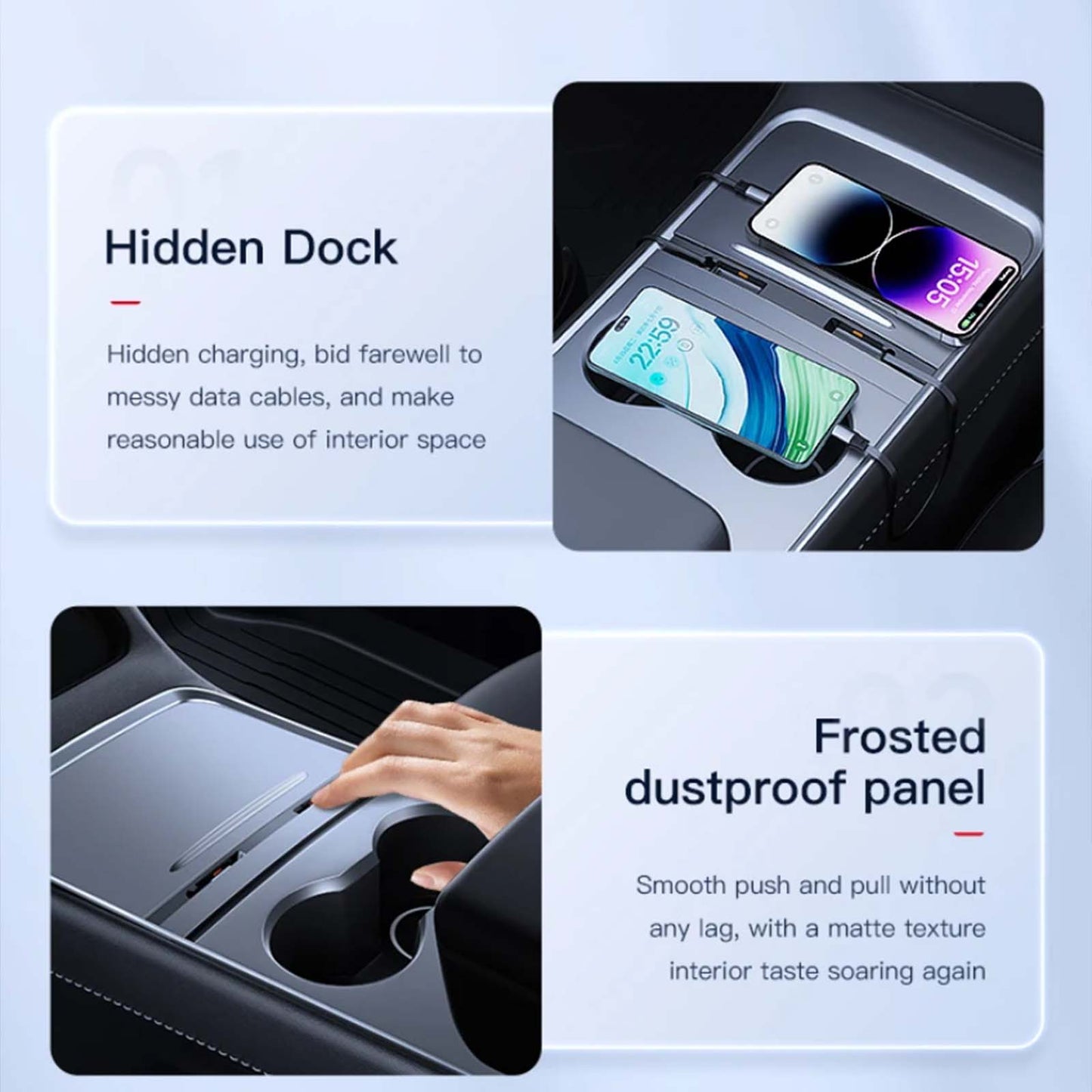 Tesla Model 3 Model Y Docking Station Type-C x2
