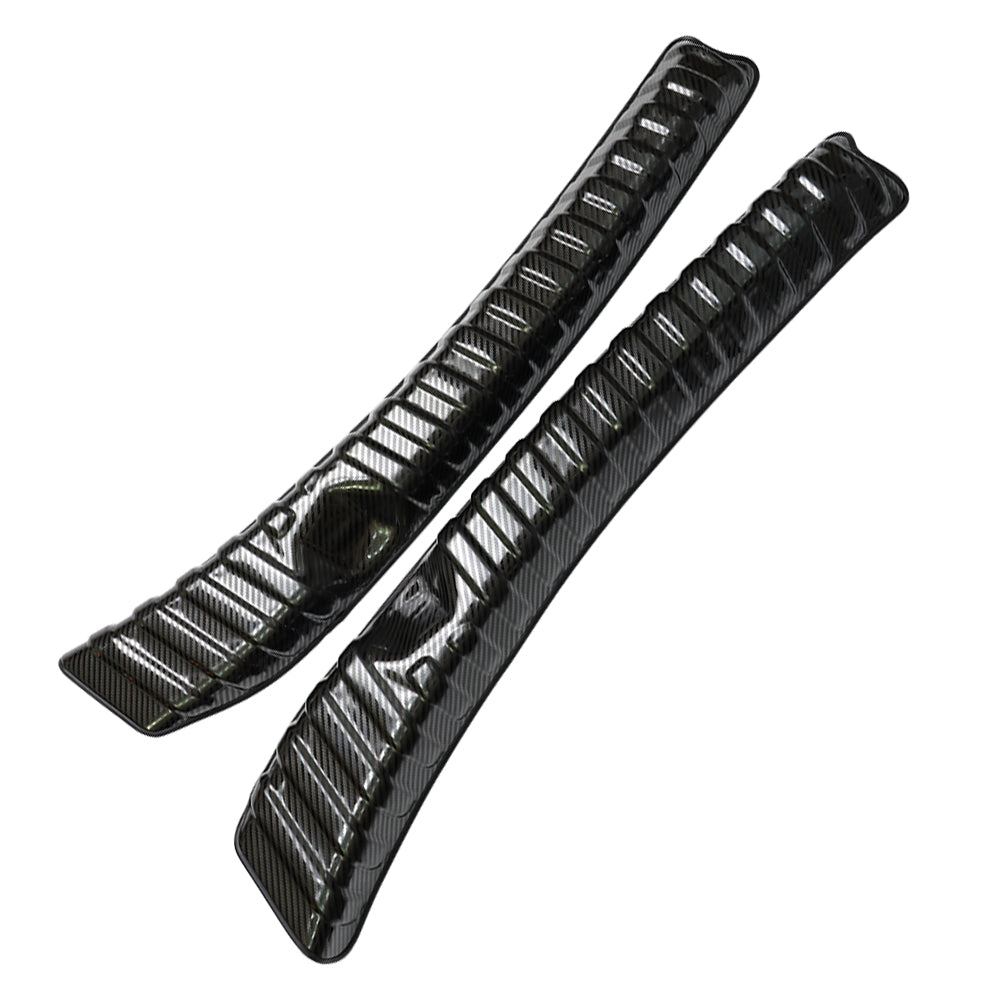 Tesla Model 3 Highland Door Sill Protector Anti-Kick Protect Carbon Fiber pattern