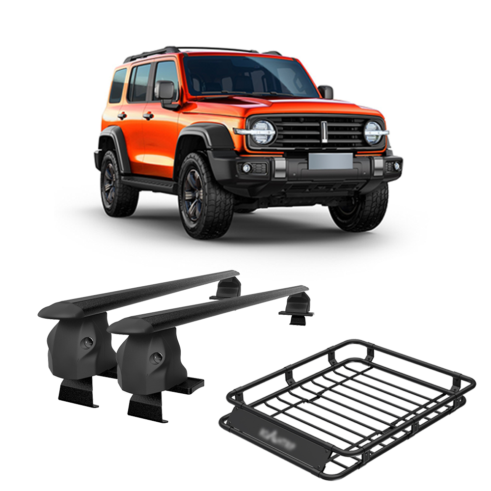 Roah Trip Heavy Duty High Quality Crossbar FLUSH / RAISED Roof Rack Crossbars Full Set