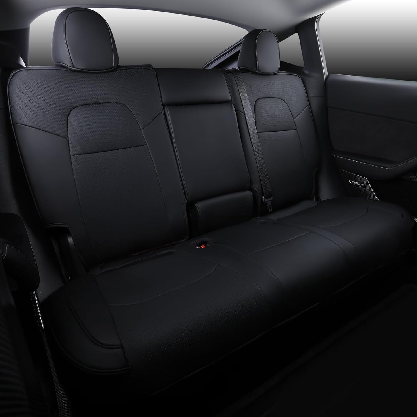 Tesla Model Y Leather Seat Covers Full Set Seat Protector Covers