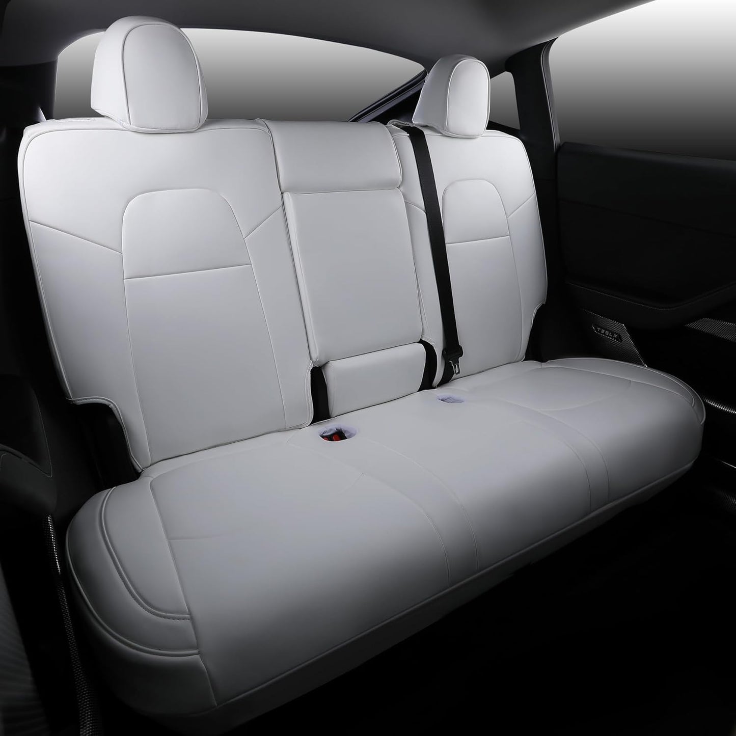 Tesla Model Y Leather Seat Covers Full Set Seat Protector Covers