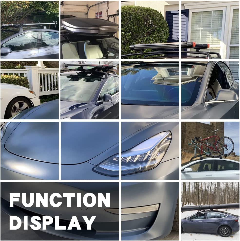 Tesla Model Y Roof Rack Crossbars 2020-2024 Heavy Duty 180lbs