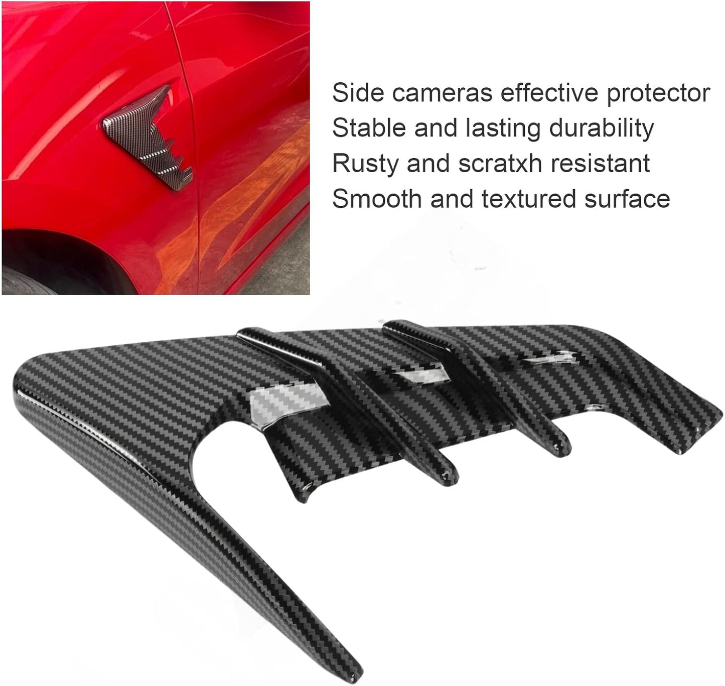 Model 3 Model Y Model 3 Highland Side Camera Sports Style Cover Gloss Carbon Fiber