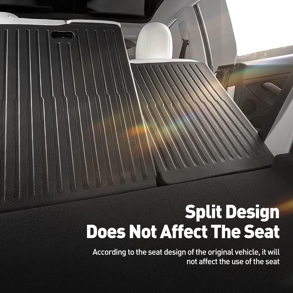 Tesla Model 3 Second Row Seats Back Cover TPE XPE Mat All Weather 2018-2024+