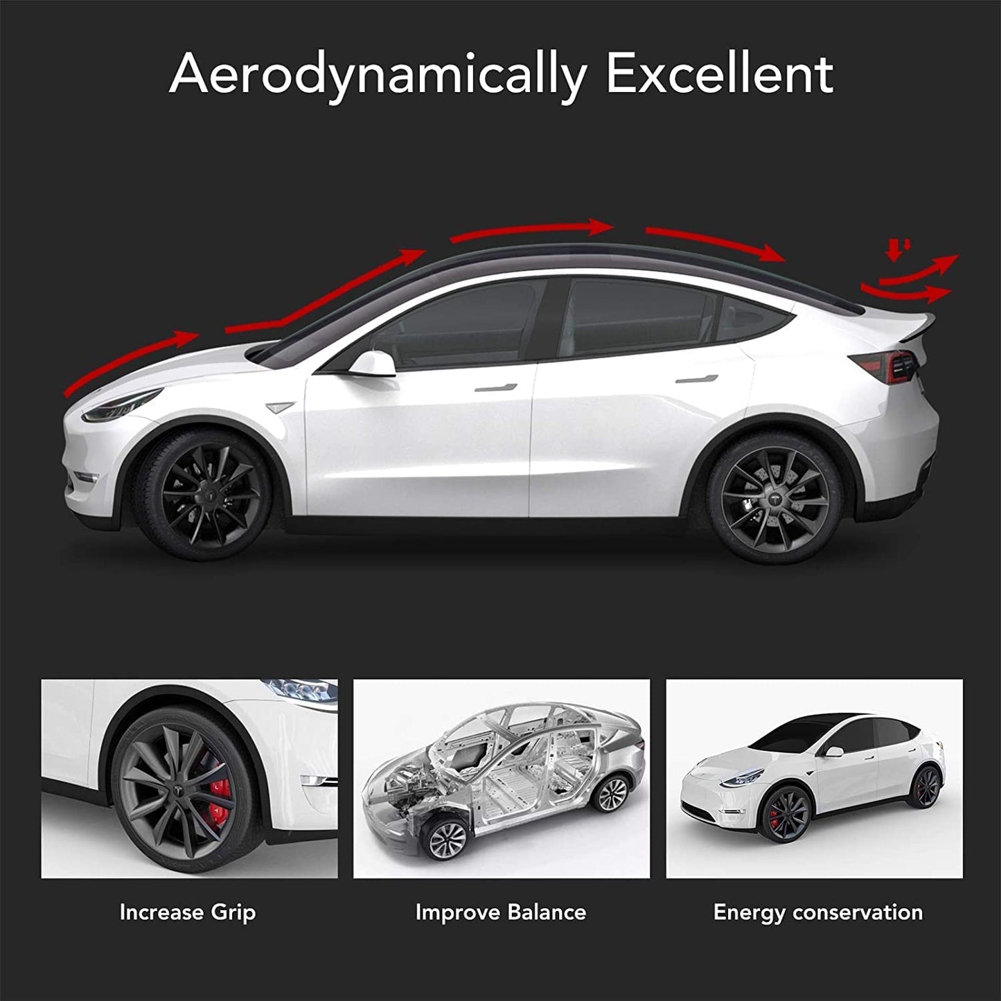 Tesla Model Y Rear Performance Spoiler