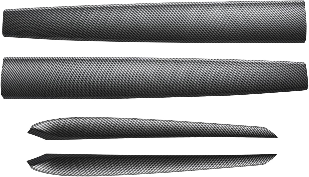 Tesla Model 3 Model Y Dashboard Cover Trim and Door Cover trim Matte carbon fiber