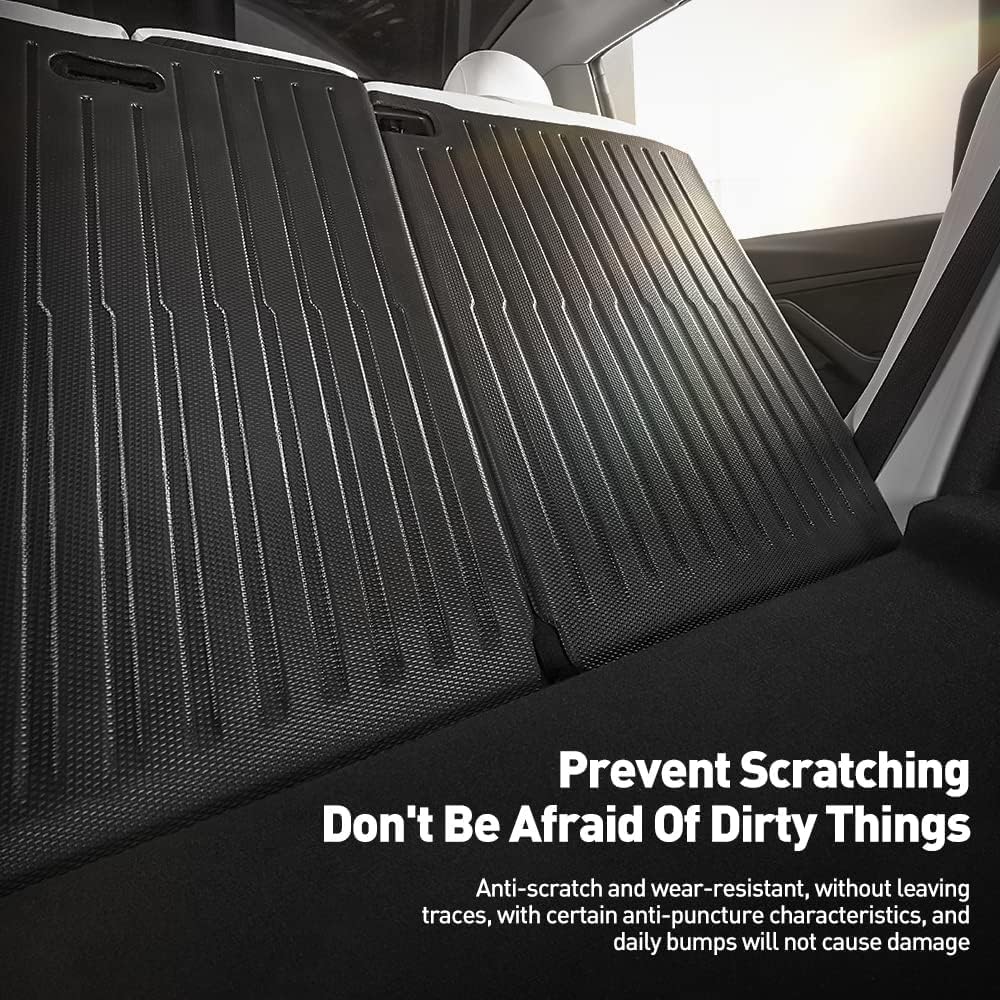 Tesla Model 3 Second Row Seats Back Cover TPE XPE Mat All Weather 2018-2024+