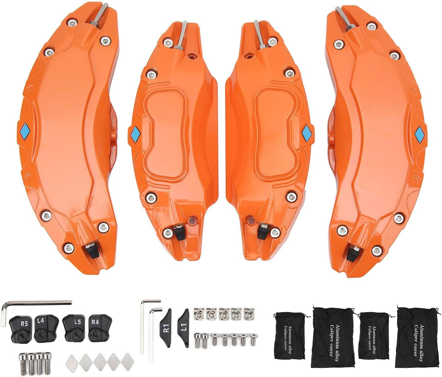 Tesla Model Y Brake Caliper Aluminum Cover Red