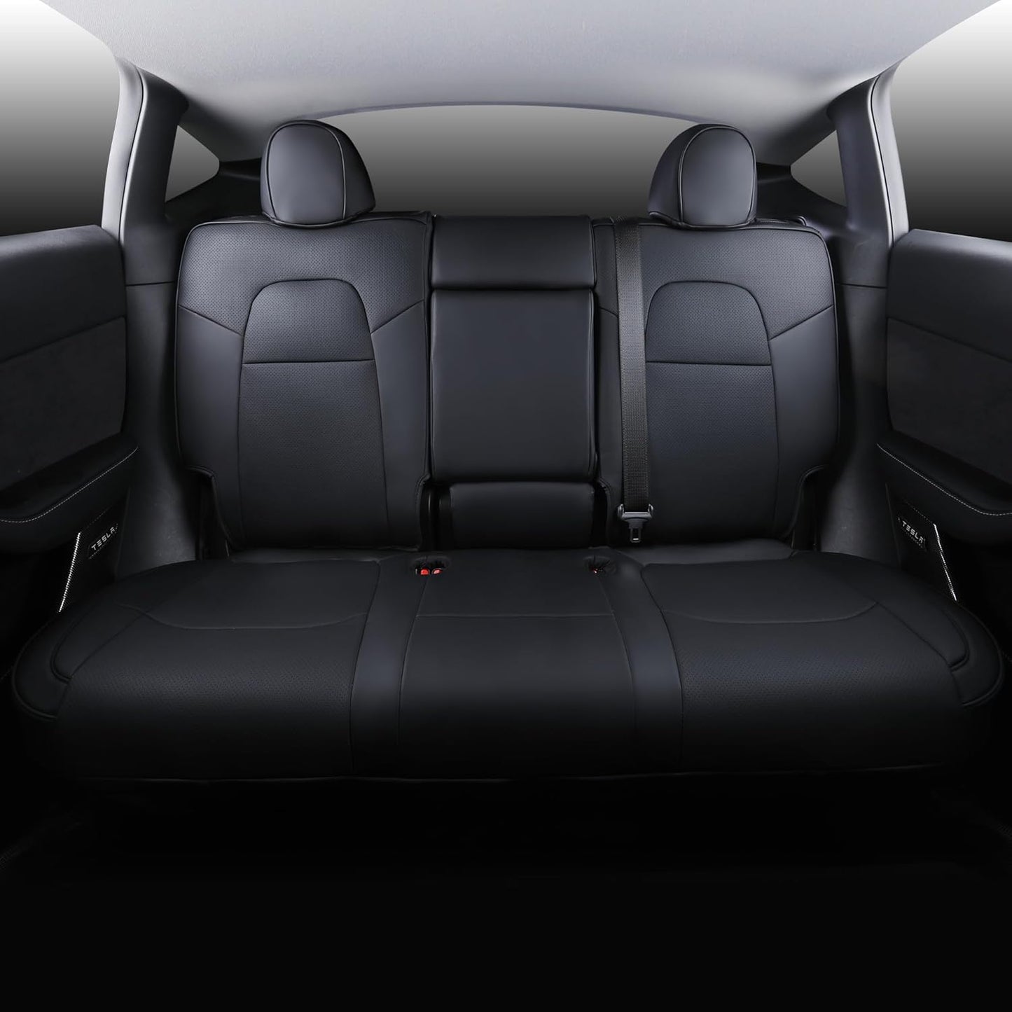 Tesla Model Y Leather Seat Covers Full Set Seat Protector Covers