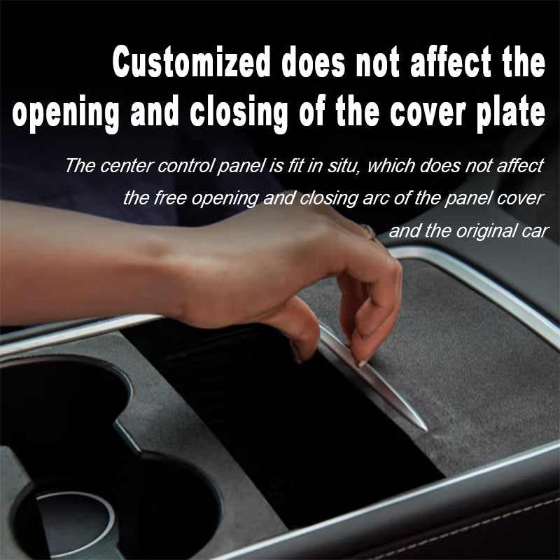 Tesla Model 3 Model Y Center Console Decoration Alcantara