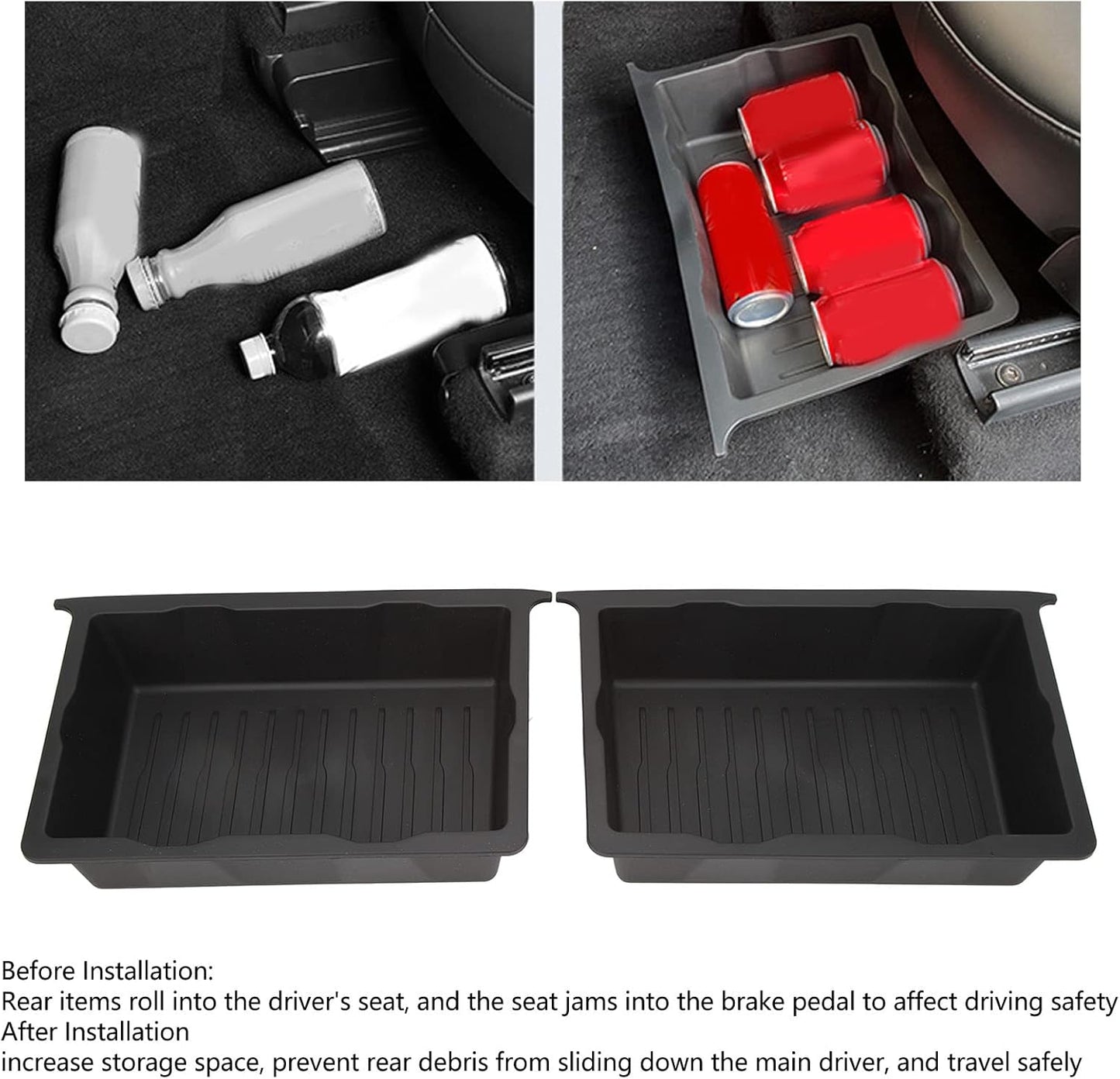 Model Y Under seat storage Organizer 2020-2025 2pcs