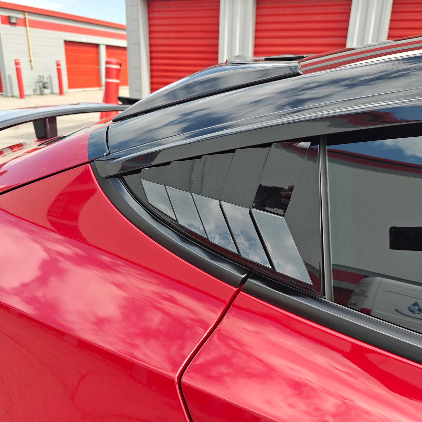 Tesla Model 3 Model Y Rear Side Window Louver Cover Vent Visor