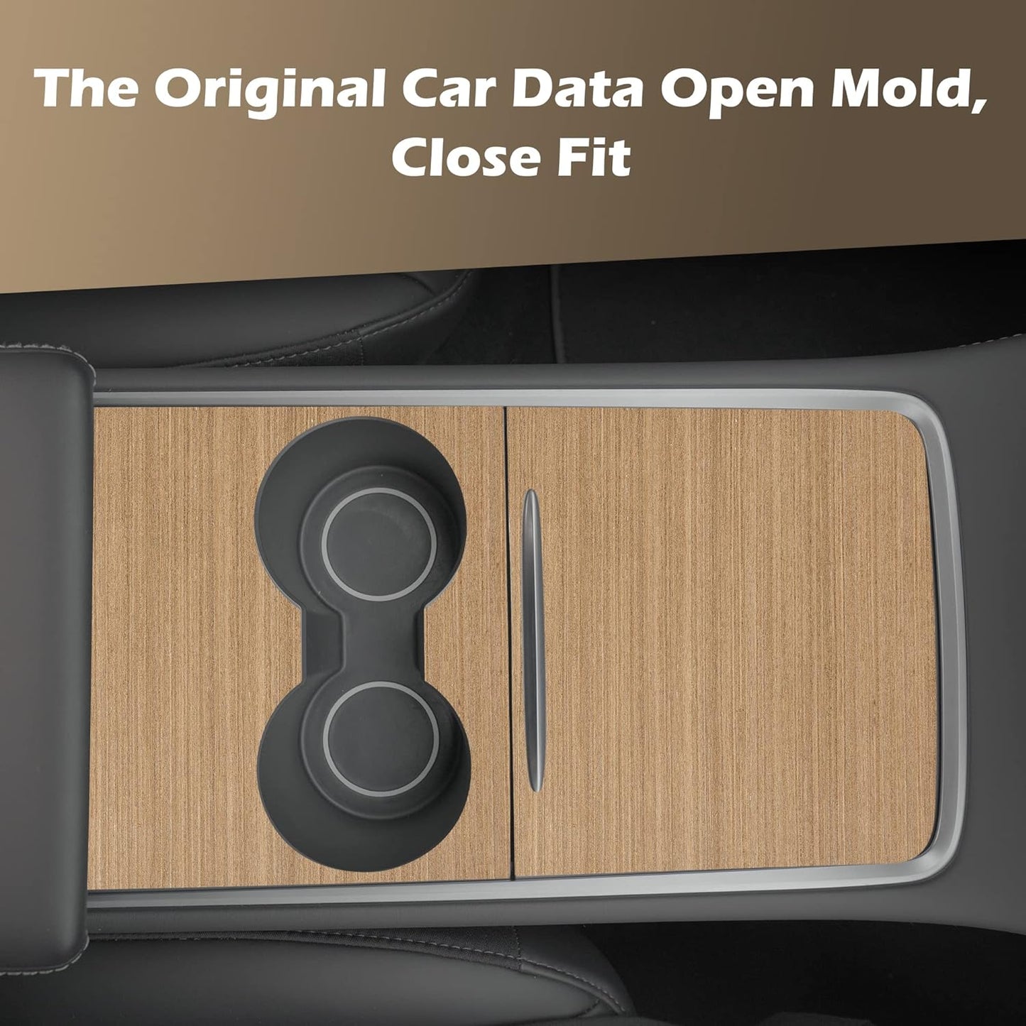 Tesla Model 3 Model Y Center Console Decoration Wooden