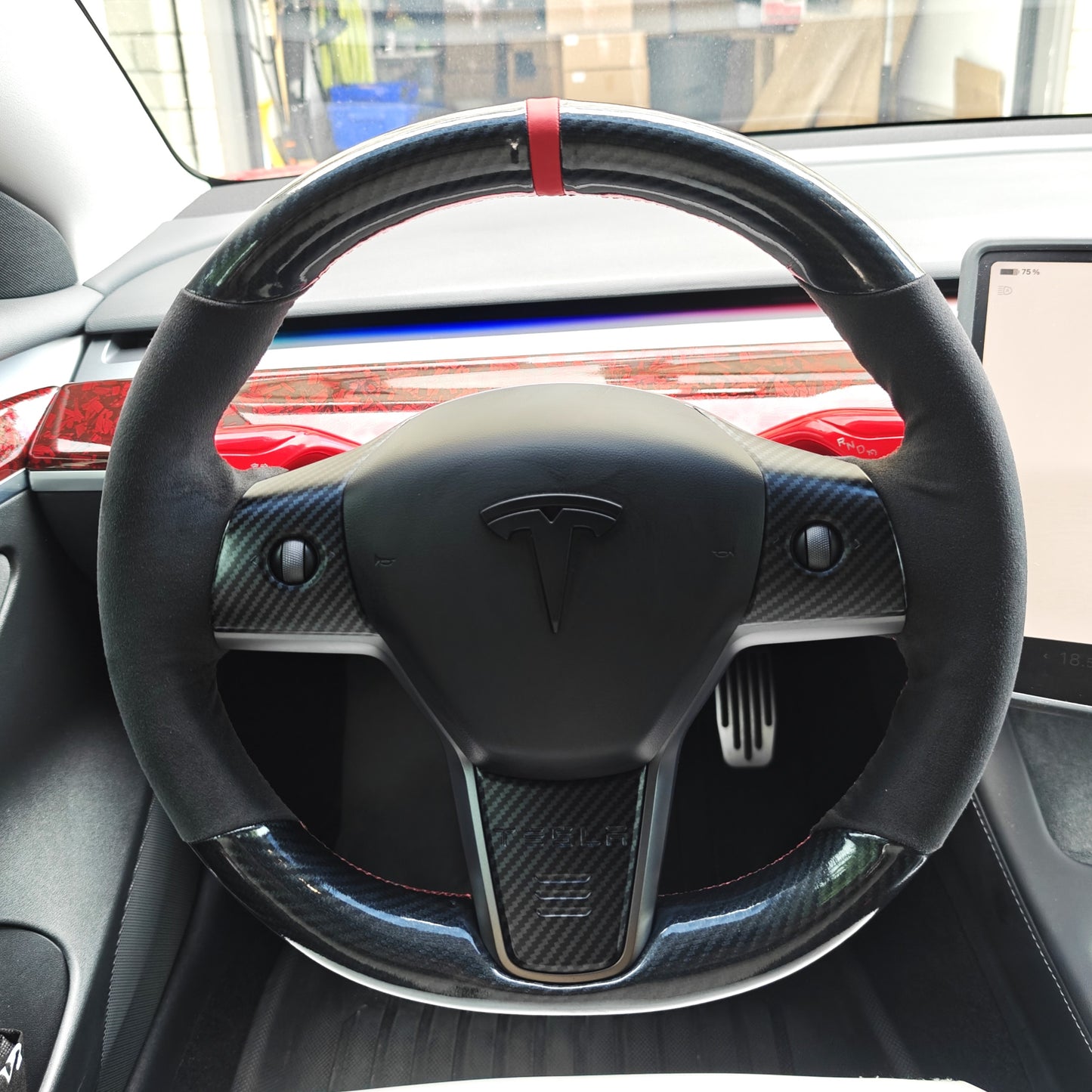 2024 Model 3 highland Custom Steering Wheel Warp