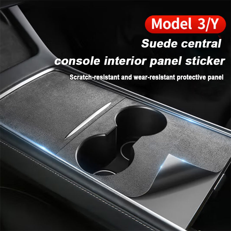 Tesla Model 3 Model Y Center Console Decoration Alcantara