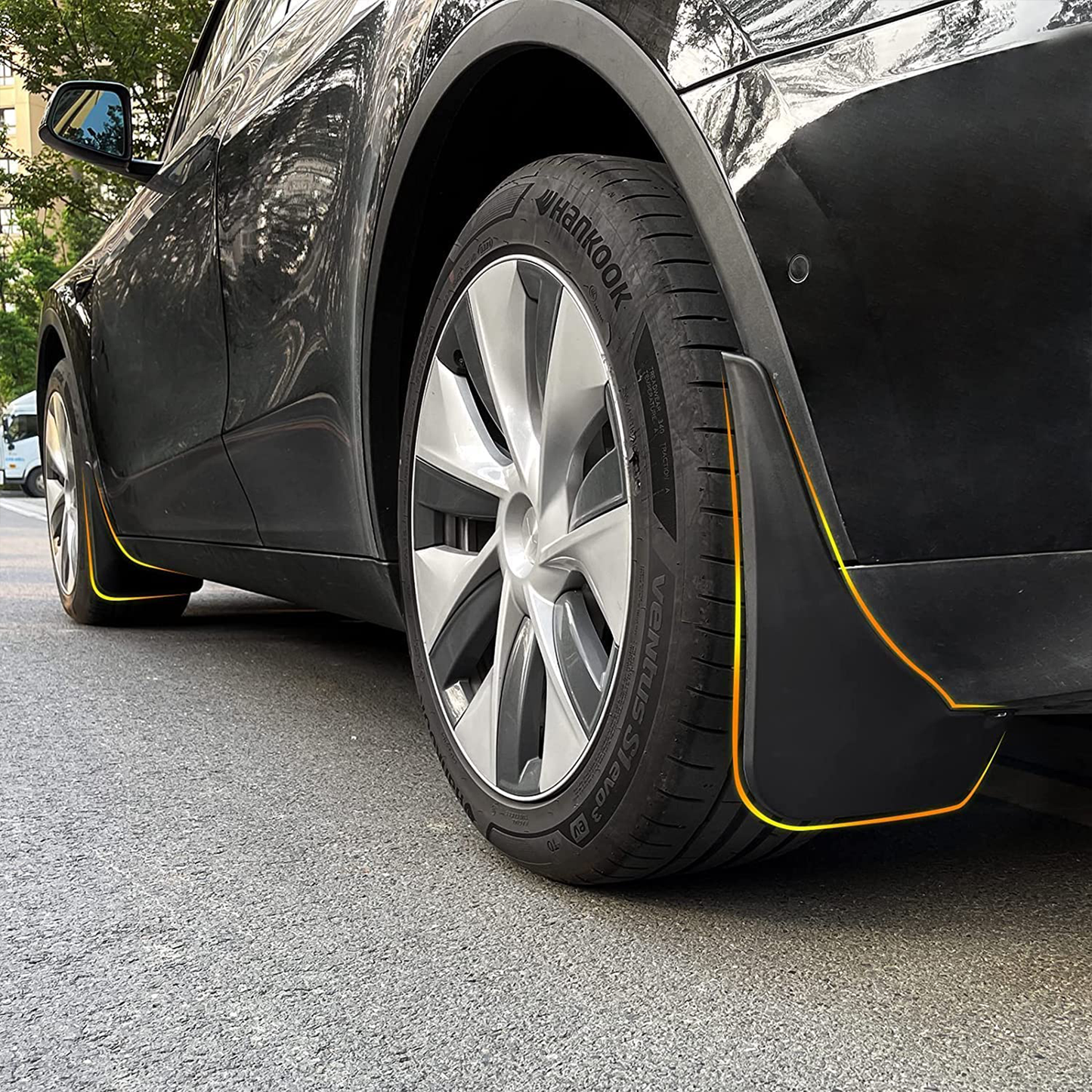 Tesla Model Y Mud Flaps Drill Free Splash Guards ABS Enhance Version