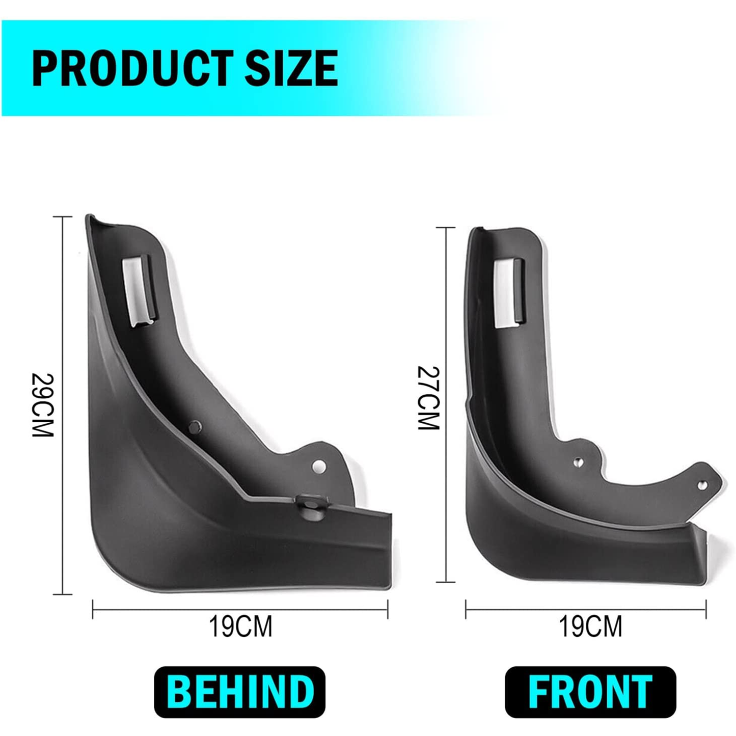 Tesla Model Y Mud Flaps Drill Free Splash Guards