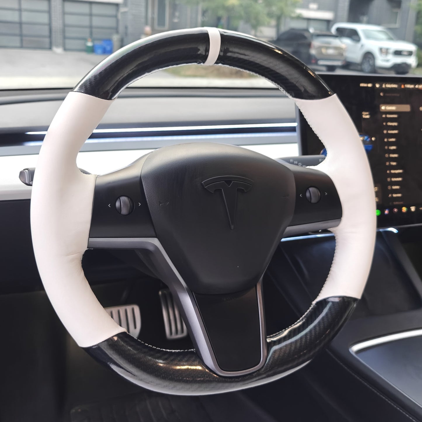 Tesla Model 3 Model Y Custom Steering Wheel Warp