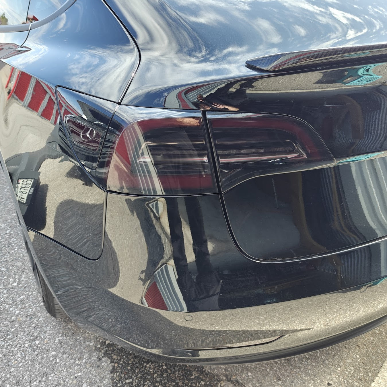 Model Y Model 3 Front Rear light PPF Pre Cut Smoke Tint